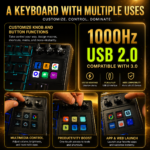 Smart RGB Mechanical Keyboard – Programmable Knobs & Shortcut Display Keys - Image 4