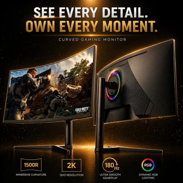 UltraWide 34’’ 165Hz Curved Gaming Monitor