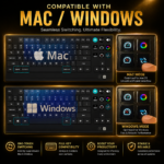 Smart RGB Mechanical Keyboard – Programmable Knobs & Shortcut Display Keys - Image 6