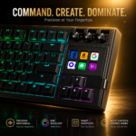Smart RGB Mechanical Keyboard – Programmable Knobs & Shortcut Display Keys