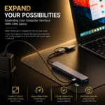 ⁦6-in-1 USB-C Hub⁩ - الصورة ⁦3⁩