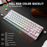 ⁦ATTACK SHARK X68 PRO HE Wireless Magnetic Gaming Keyboard – White⁩ - الصورة ⁦8⁩