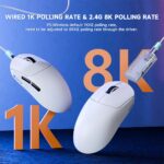 ATTACK SHARK X8 PRO Wireless Gaming Mouse - الصورة 6