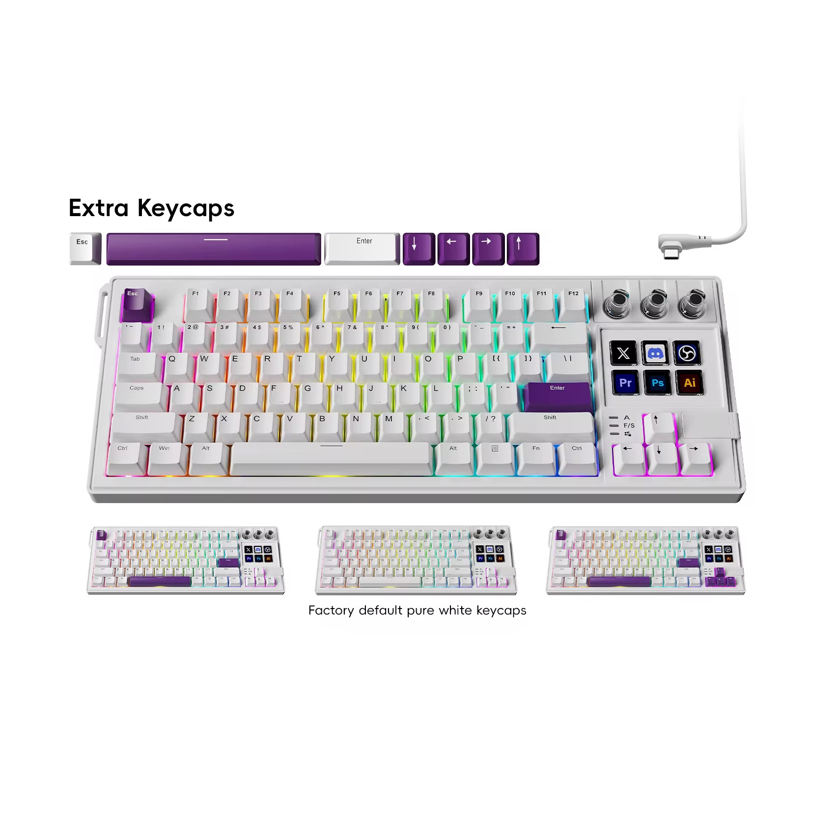 ALMAW K1 Pro extra keycaps