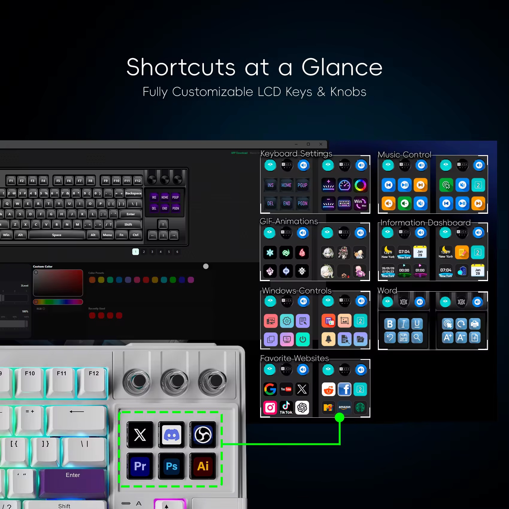 ALMAW K1 Pro shortcut customization