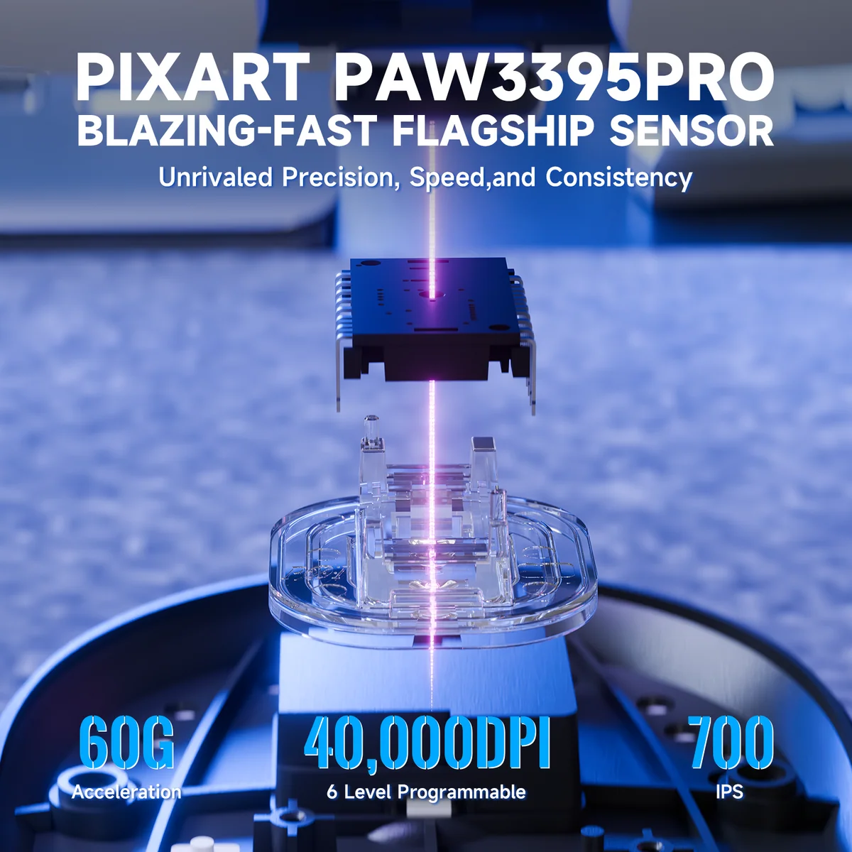 PixArt PAW3395PRO sensor